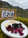 Blueberry Peach Fruit TeaHigh-value fruitsEye careBeauty and beautyFloral tea