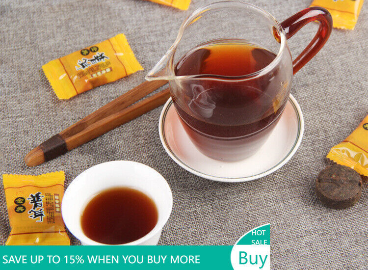 500g Pu-erh Glutinous Rice Aroma Ripe Puer Tea Mini Cake Tuo Cha Tea Cooked Pack Main image