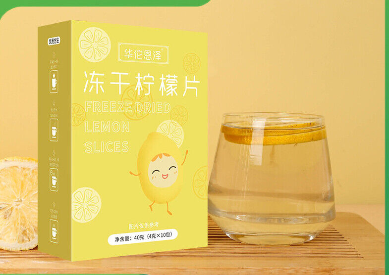 Lemon Slices Freeze-dried Lemon Slices In Water Lemon Slices 40g 4g*10