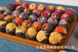 500gYunnan Puerh Tea,Handmade Raw Tea Dragon Balls Flower Tea Balls Dragon Balls