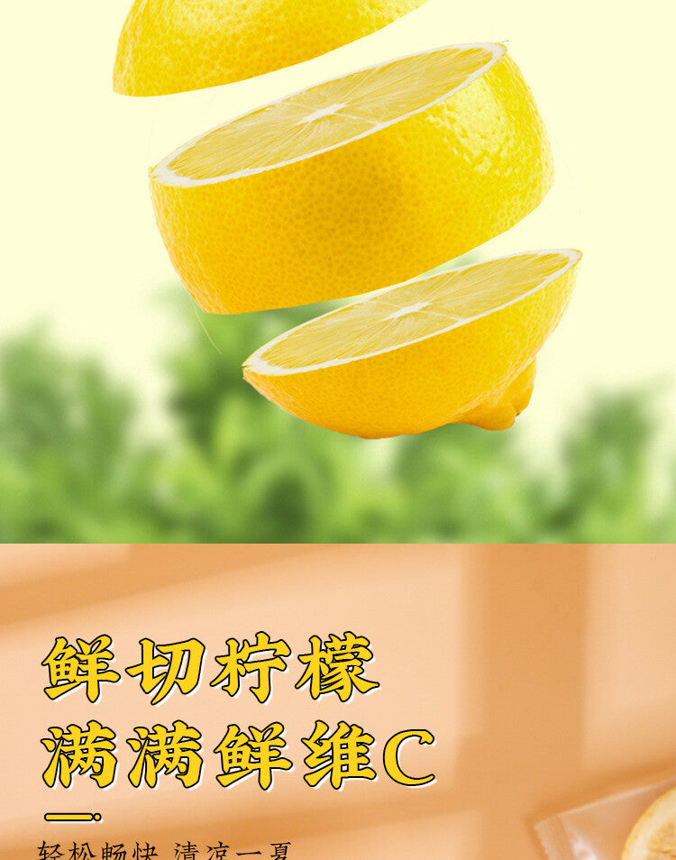 Freeze-Dried Honey Lemon Slices: 20 Sachets Cold Brew Fruit Tea