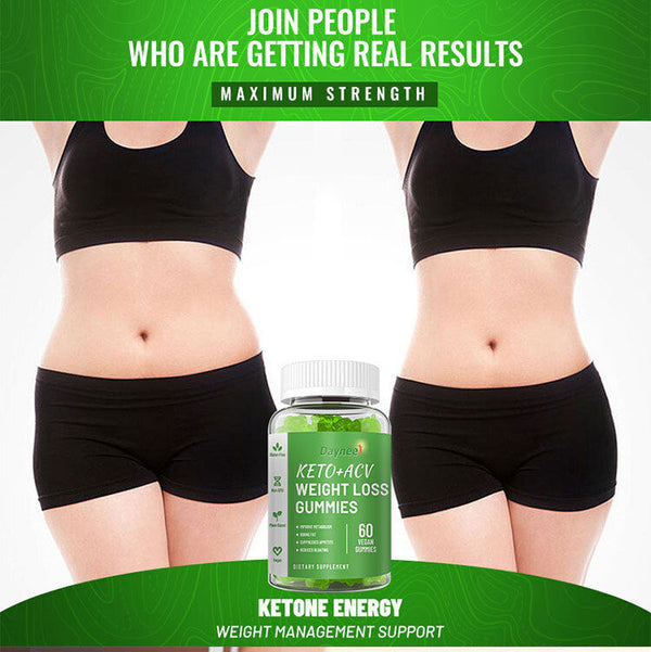 Keto ACV Weight Loss Gummies 60 Capsules per Bottle