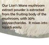 Lion's Mane Organic Mushroom Powder 5.92oz