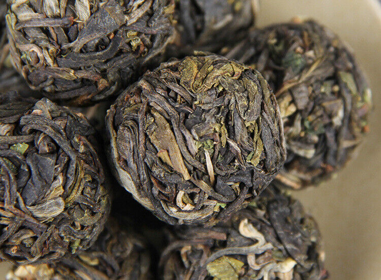Glutinous Rice Fragrance Pu'er Raw Tea Dragon Pearl 500g Pu'er Tea Tuocha