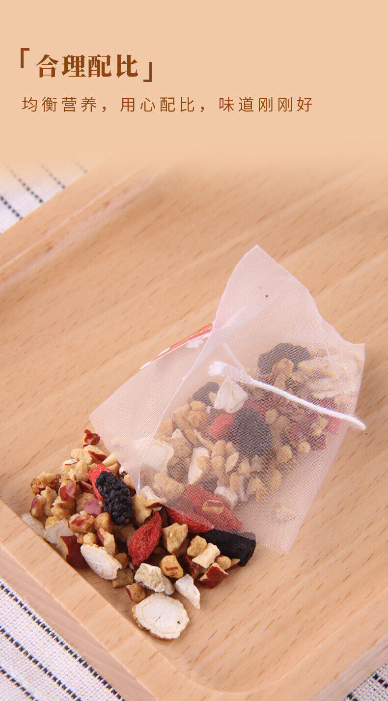 Ginseng Fünf Schätze Tee, Getrocknete Maca, Maulbeere, Wolfsbeere, Rote Dattel