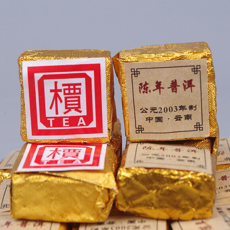 500g Chenxiang Pu'er Small Golden Brick Mini Ripe Tuocha Catalpa Square Brick Secondary image