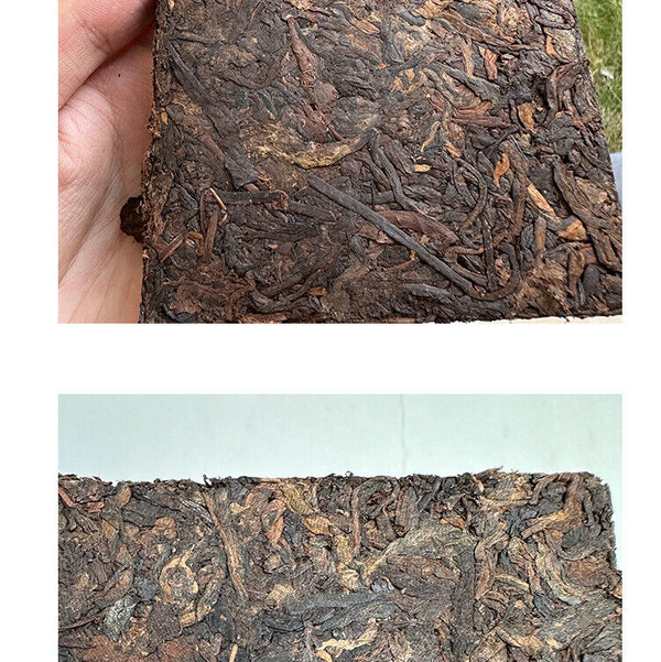 Brown Gold Leaf Puerh Brick Puerh Ripe Tea Brick Puerh Tea 250g/8.8OZ