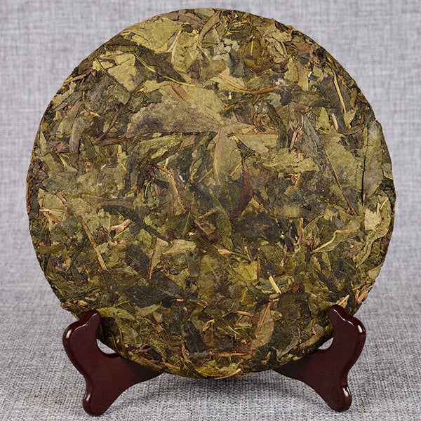 Puerh Tea Centennial Ancient Tree 357g Raw Cake Golden Leaf Puerh