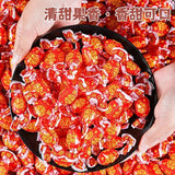Nostalgic Red Double Happiness Rock Candy – Old Style Fruit Flavor Treat