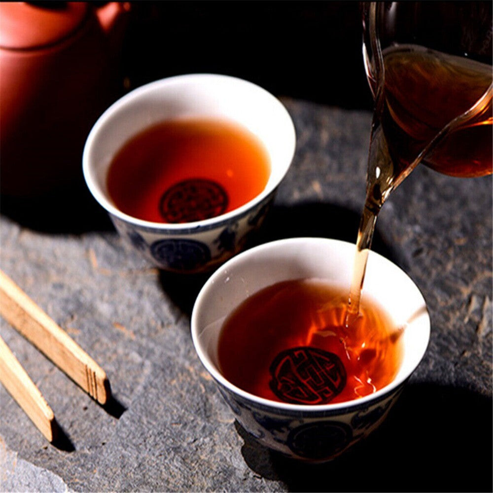 Rare 1985 Vintage 357g Yunnan Puer Tea - Aged and Top-Quality