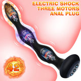 Shock Anal Plug Massager Intelligent Heating Butt Plug Anal Bead