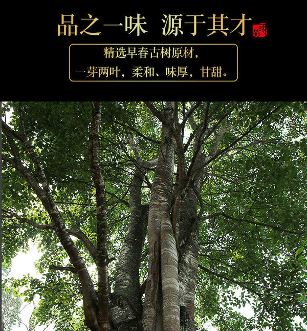 300g Yunnan Pu'er Tea Iceland Gold Bar Old Tree Raw Tea Tea Leaf Raw Pu