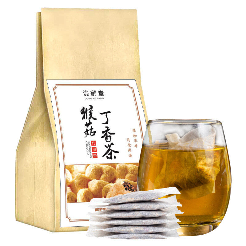 Warming Herbal Drink Lotus Seed Healthy Tea Hericium Clove Tea