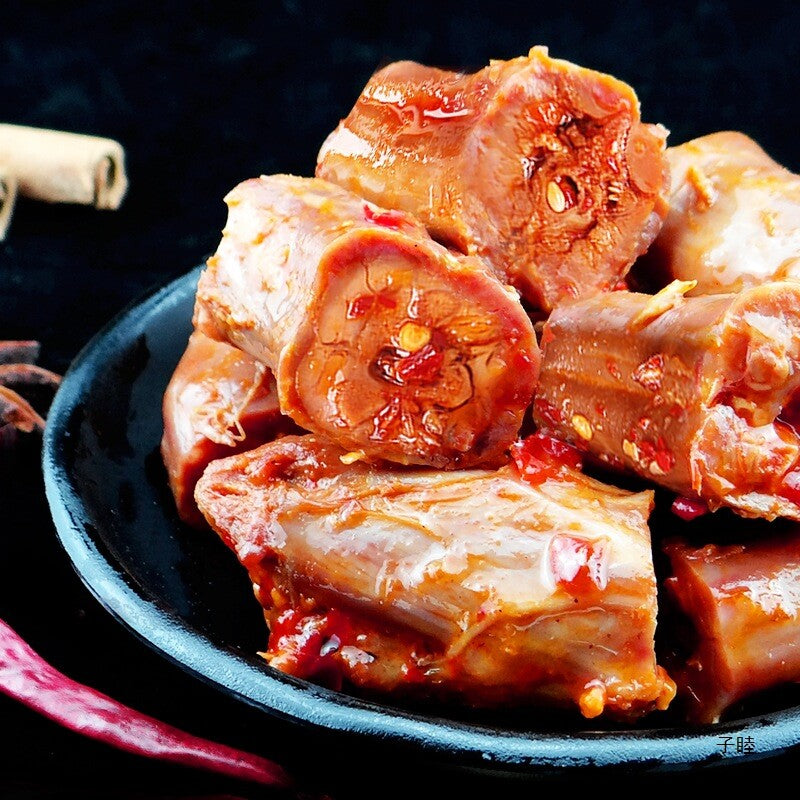 12g Spicy Duck Neck Hunan made Duck Meat Cooked Food Vacuum Packaging Main image