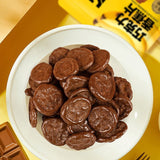 Freeze Dried Banana Chips with Dark Chocolate Coating Healthy Crispy Snack