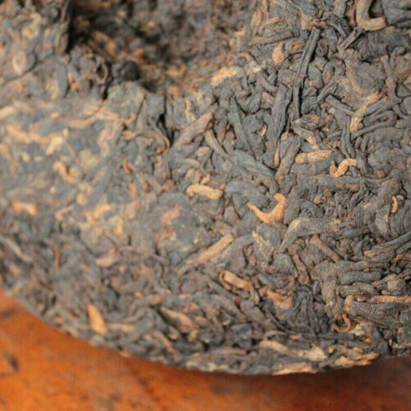 TeaPu-Erh Ripe Tea Cake Premium Black Tea Healthy Old Pu'er Tea 357g Yunnan