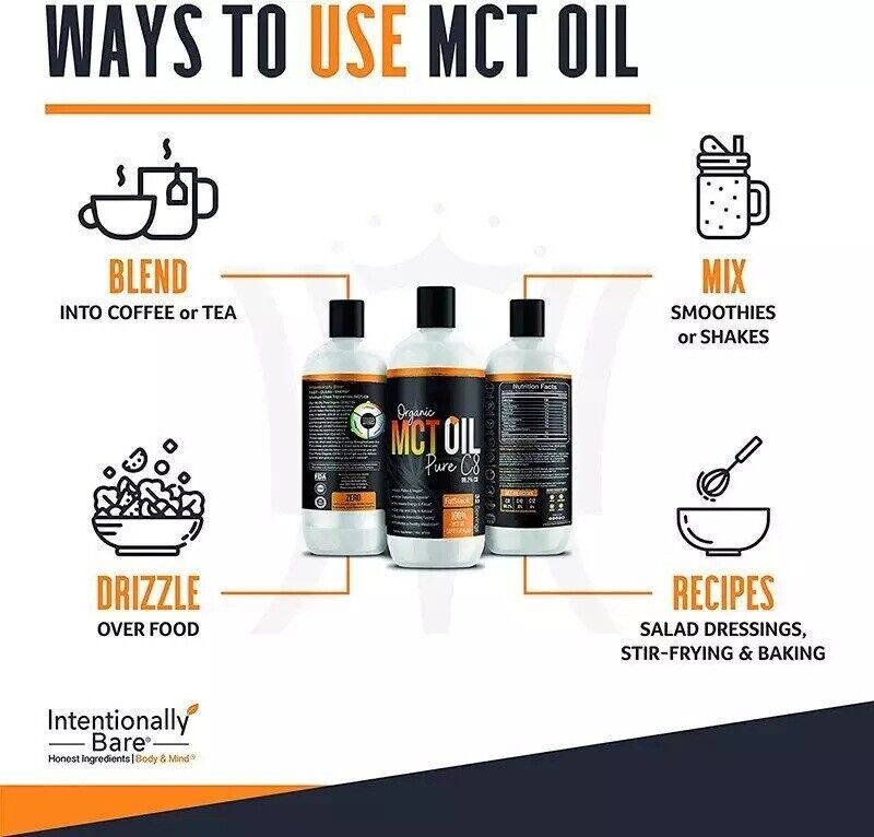 Coconut MCT Oil Pure Natural Coconut MCT Oil Foods 500ml Secondary image