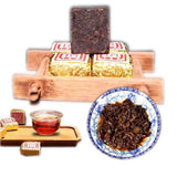 Organic Yunnan Cooked Pu-erh Brick Tea 50g-500g Bohai Square Mini Ripe Puer Bulk