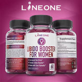 Hormone Balance Female Libido Booster Gummies - Sugar-Free, 60 Chewable Gummies