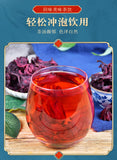 Rosehip and Hibiscus Flower Tea with Dried Roses in Tin Can 40g*2