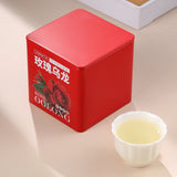 Floral Fruit Tea for Women’s Wellness  Tin Can Rose Oolong Tea with Rose Petals