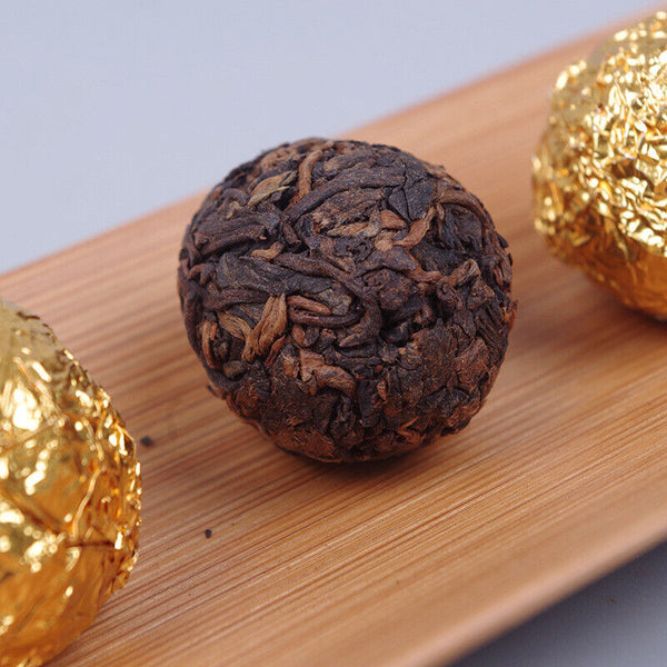 Dragon Pearl Ancient Tree Ripe Tea 500g Dragon Pearl Puerh Loose Tea Golden Bud