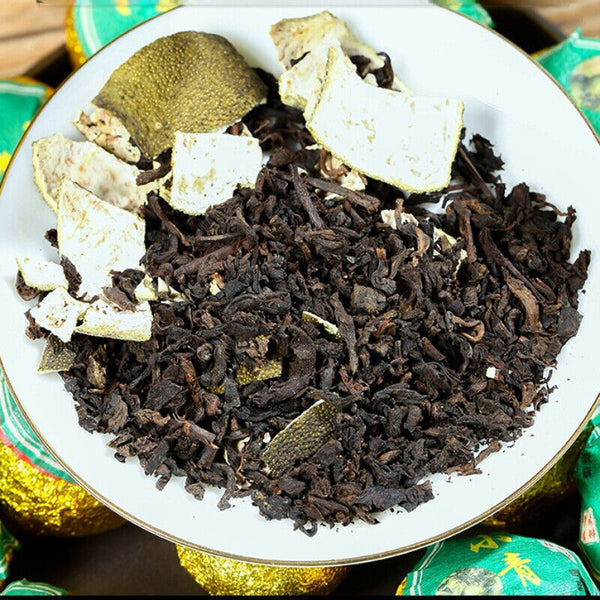Tangerine Peel Pu-Erh Tea Chinese Puerh High Quality Cooked Tea Black Tea 500g