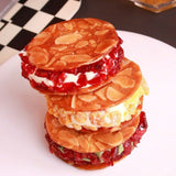 Cranberry Nougat Peach Almond Cookies Delicious Sharing Snack