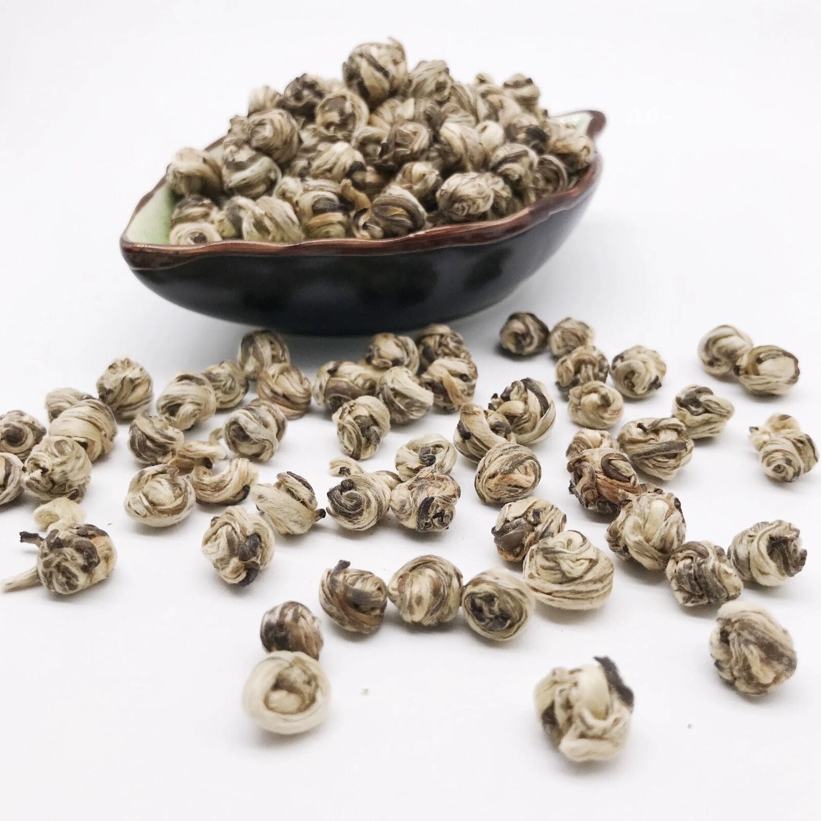 Health Jasmine Flavour Tea Green Tea Leaf Jasmine White Dragon Pearl Tea 500g Secondary image