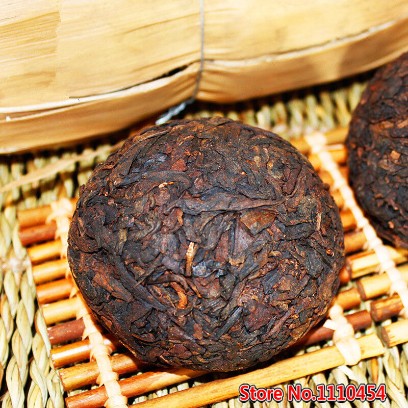 100g Ancient Tree Puer Ripe Tea Premium Yunnan Pu Erh Tea Organic Food Black tea Secondary image