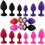 3pcs/set Silicone Anal Plug Butt Plug Prostate Massager Anal Sex Toy for Adults