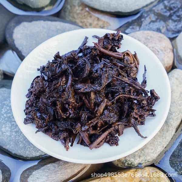 357g Zhonghong Yin Yiwu Zhangxiang Pu'er Ripe Tea Yiwu Daye Pu'er Ripe Tea Cake