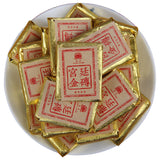 500g Yunnan Pu'er Palace Golden Brick Pu'er Tea Ripe Tea with Jujube Fragrance