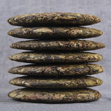 357g Lincang Iceland Gold Leaf Tea Seven Seed Cake Tea Old Tree Puerh Tea