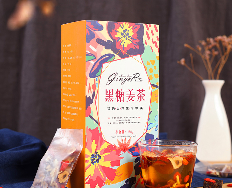 Brown Sugar Ginger Date Tea Flower Tea Combination Aunt Red Date Substitute Tea Secondary image