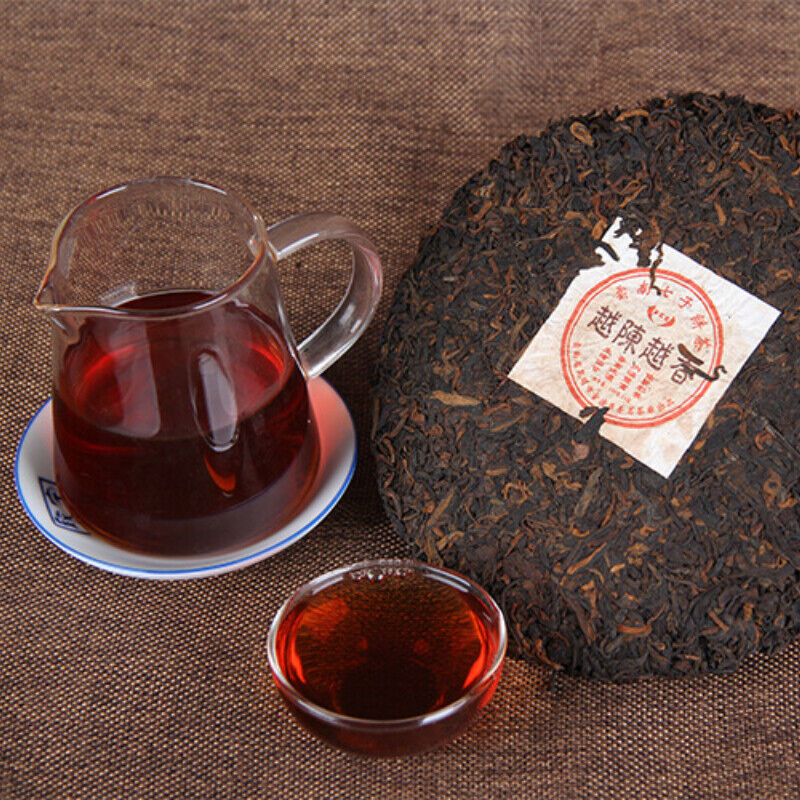 TeaPu'er Black Tea Golden Bud Puerh Tea Cake Healthy 357g High Quality Yunnan