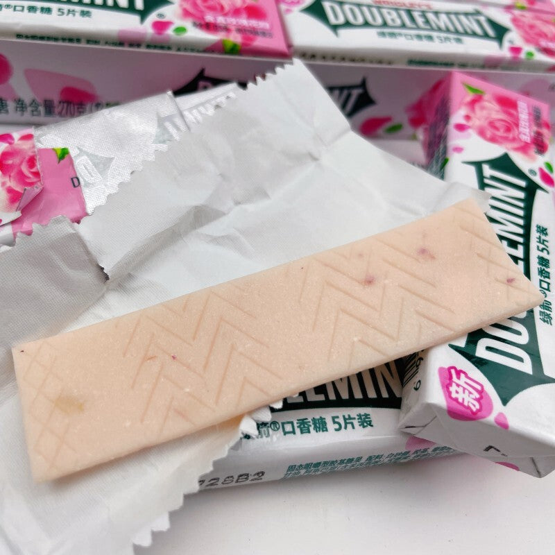 Rose Mint DOUBLEMINT Kaugummi 5pcs x 20 Portable Pack für frischen Atem