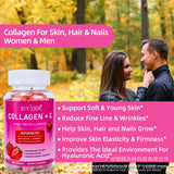 New Collagen Gummy Whitening and Brightening Skin Collagen+vitamin C Gummies