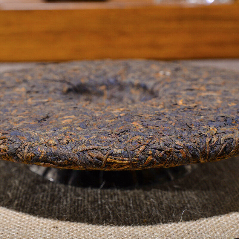Cake Tea Old Ban Zhang Jinya Cooked Tea Cake Pu'er Tea 357g Pu'er Tea Cooked Tea