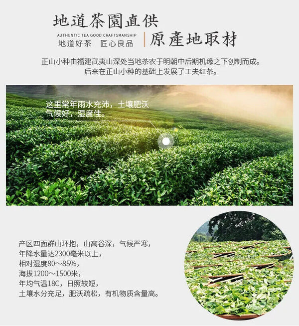 High Quality Zhengshanxiaozhong Black Tea Lapsang Souchong  Green Food 250g