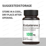 100% Natural Ecdysterone Capsules Health Care 60 Capsules