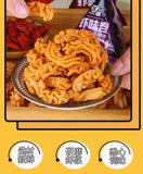 Crispy Shrimp Flavor Rolls Nostalgic Snack Mini Pack Seafood Crunchy Bites