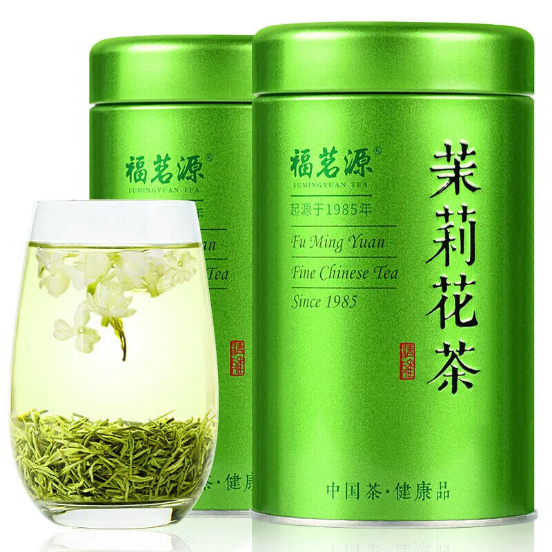 New Natural Organic Jasmine Tea Strong Flavor Canned Jasmine Tea 125g Main image