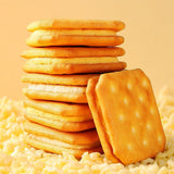 Cheese Lemon Filled Biscuits Creamy Citrus Snack for Kids Adults