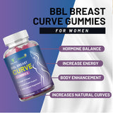 NATURAL BBL BREAST CURVE GUMMIES Breast Enhancement 60 capsules/bottle