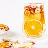 Apple Hawthorn Poria Herbal Tea Dried Fruit Slices Natural Blend Orange Peel