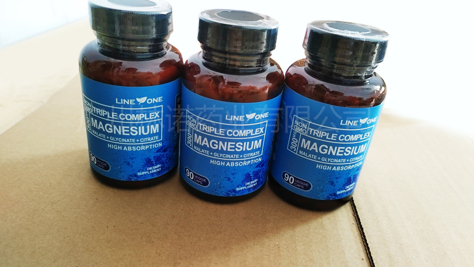 Magnesium Complex 300mg ,MALATE+GLYCINATE+CITRATE  ,90 caps