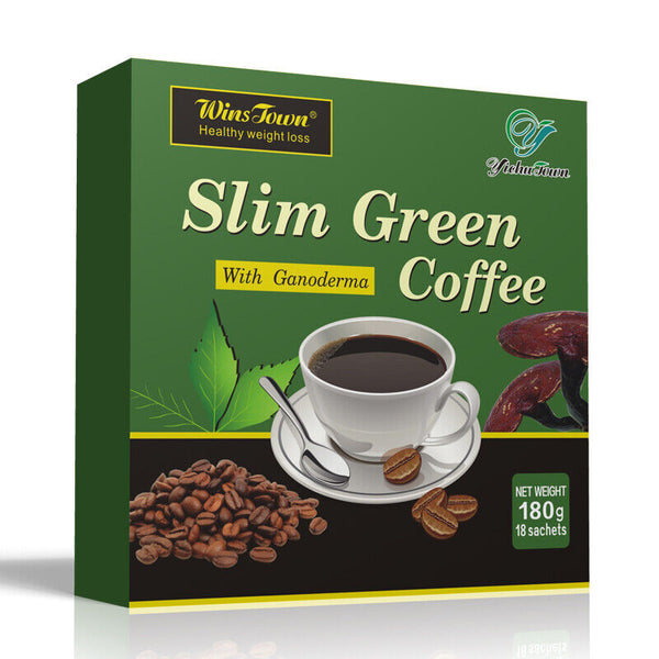 Slim Green Coffee Lose Weight Burning Fat Weight Loss Fat Burner 10g*18 sachet