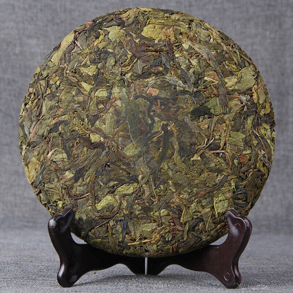 Yunnan Puer Tea Cake 357g Organic Semi Fermented Premium Aged Loose Leaf