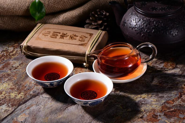 250g Old Pu-erh Tea Cooked Puer Tea Brick Brown Fragrant Brick Menghai Puerh Tea